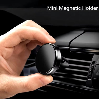 Magnetic Car Phone Holder Stand in Car for Iphone X Samsung Magnet Air Vent Mount Cell Mobile Phone Support GPS