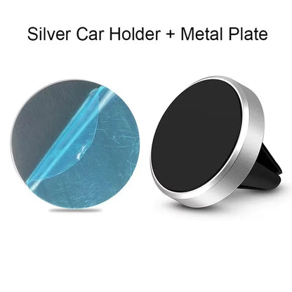 Magnetic Car Phone Holder Stand in Car for Iphone X Samsung Magnet Air Vent Mount Cell Mobile Phone Support GPS