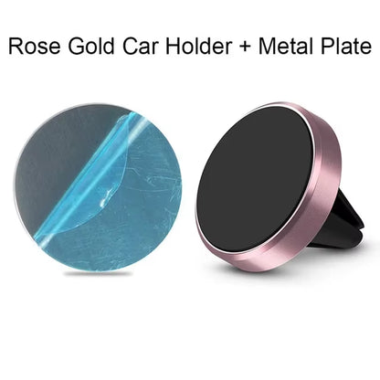 Magnetic Car Phone Holder Stand in Car for Iphone X Samsung Magnet Air Vent Mount Cell Mobile Phone Support GPS